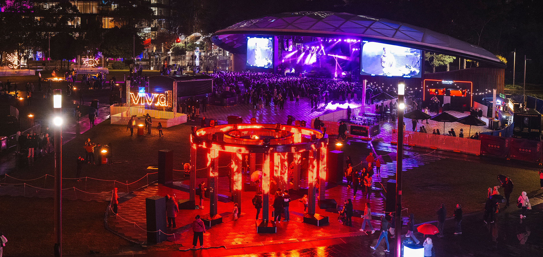 Tumbalong Park Vivid Sydney